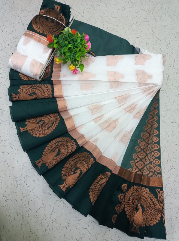 Uppada silk cotton saree