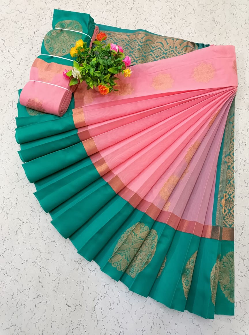 Uppada silk cotton saree