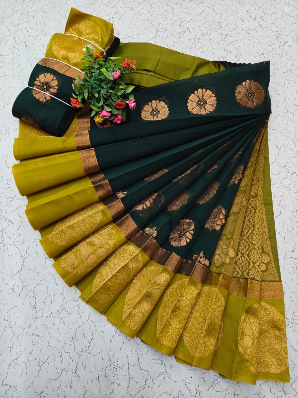 Uppada silk cotton saree
