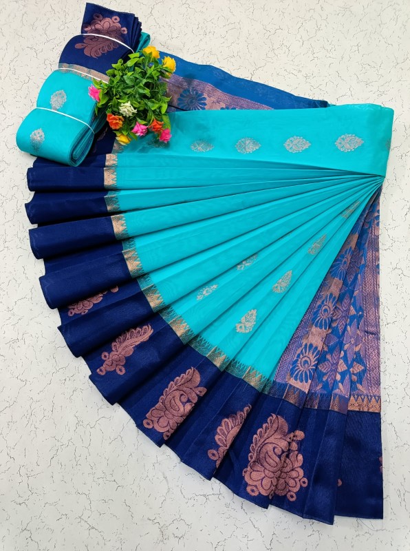 Uppada silk cotton saree
