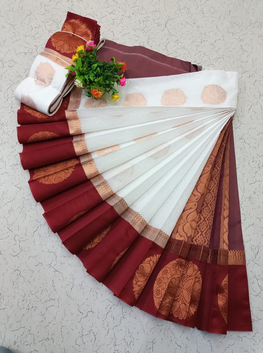 Uppada silk cotton saree