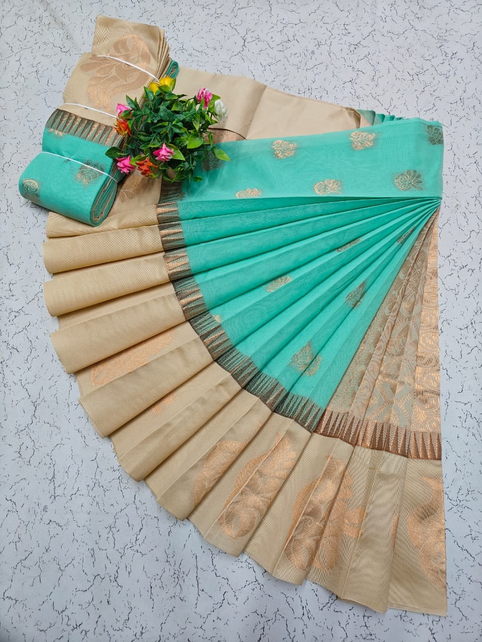 Uppada silk cotton saree