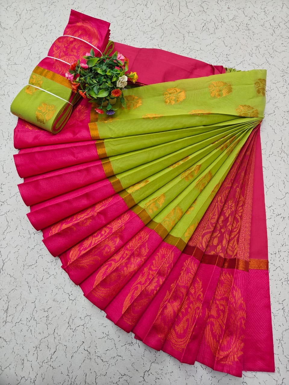 Uppada silk cotton saree