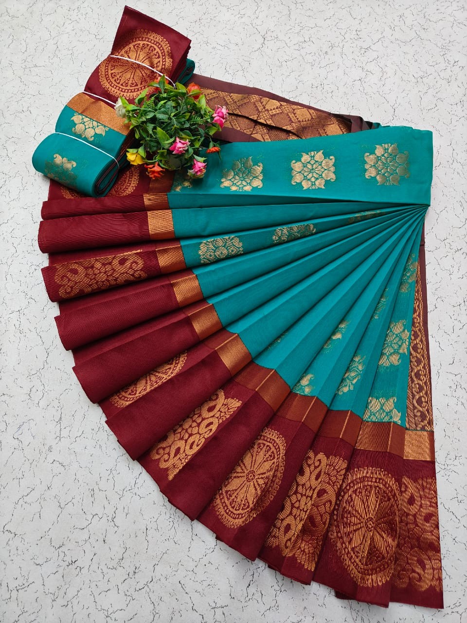 Uppada silk cotton saree
