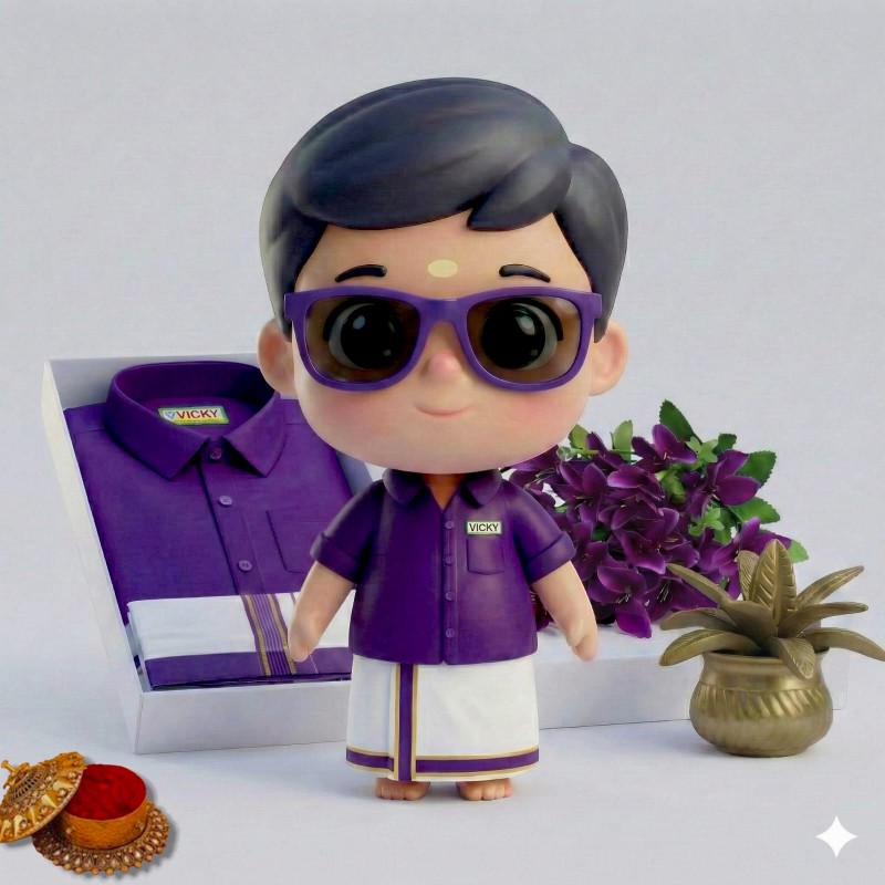Kids Dhoti & shirt
