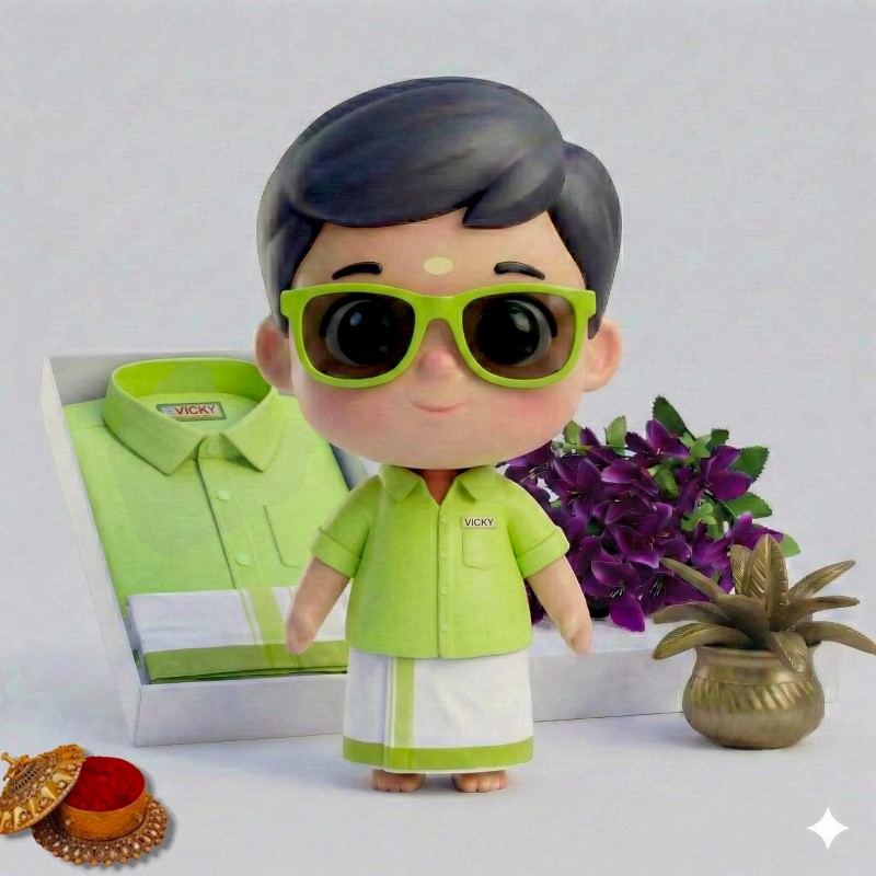 Kids Dhoti & shirt