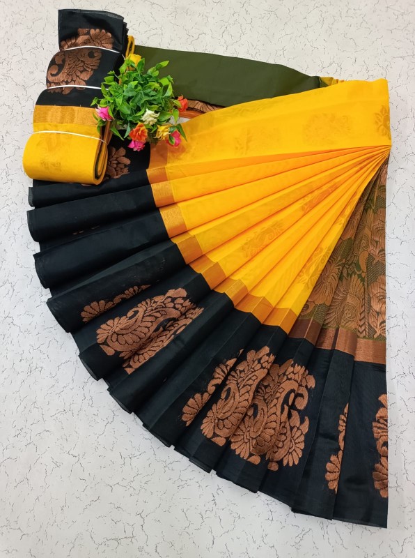 Uppada silk cotton saree